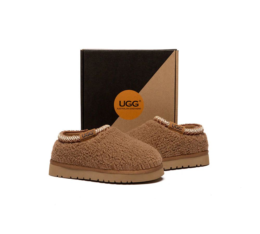 UGG Slippers Kids Sheepskin Wool Ankle Tayla - Image 3