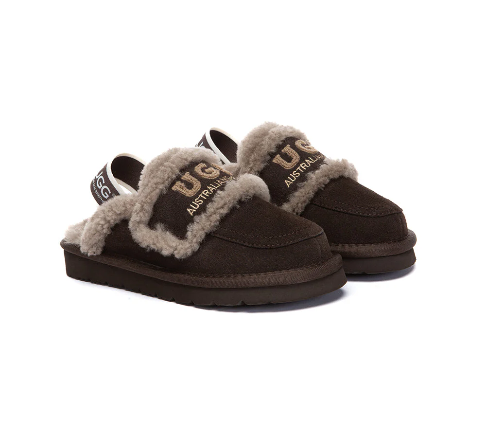 UGG Slippers Kids Sheepskin Wool Slingback Rilee - Image 14