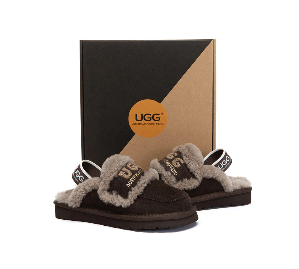 UGG Slippers Kids Sheepskin Wool Slingback Rilee - Image 16