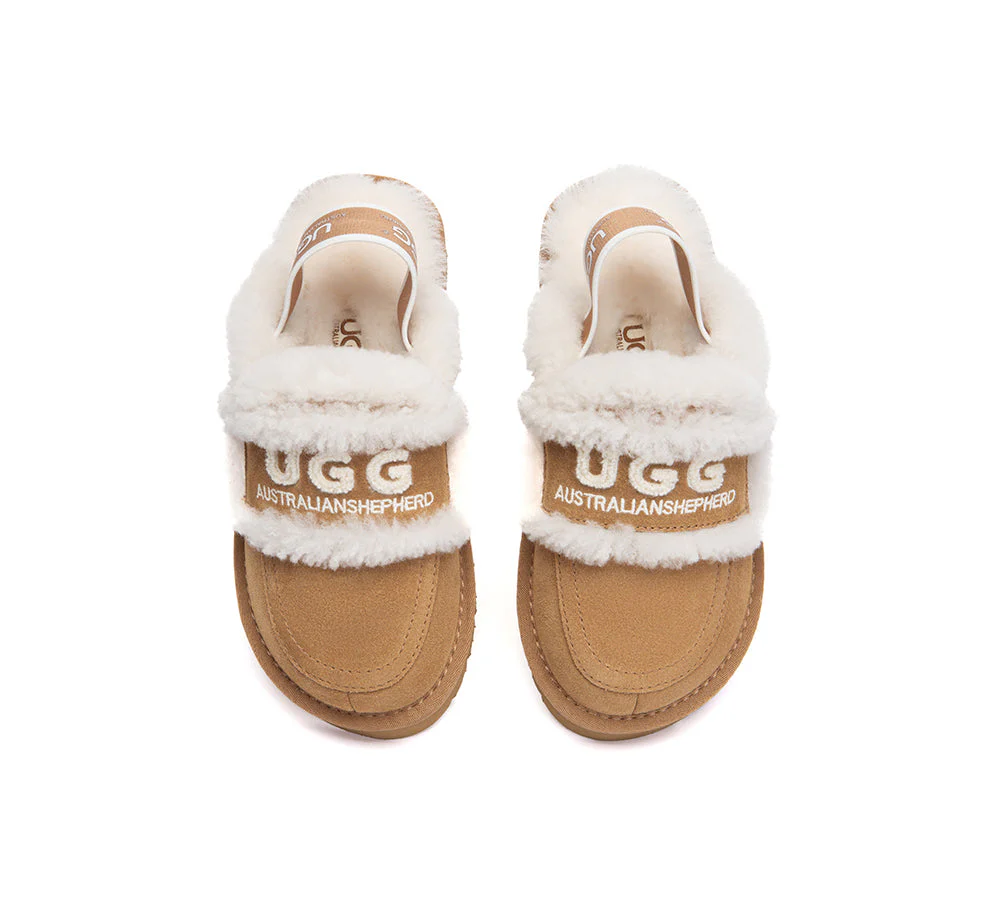 UGG Slippers Kids Sheepskin Wool Slingback Rilee - Image 6