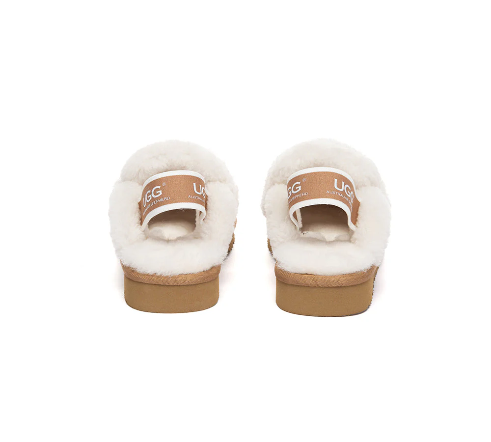 UGG Slippers Kids Sheepskin Wool Slingback Rilee - Image 7