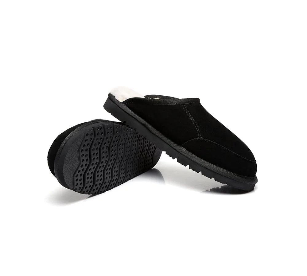 UGG Slippers Men Australian Genuine Sheepskin Wool Bred Scuffs - Image 10