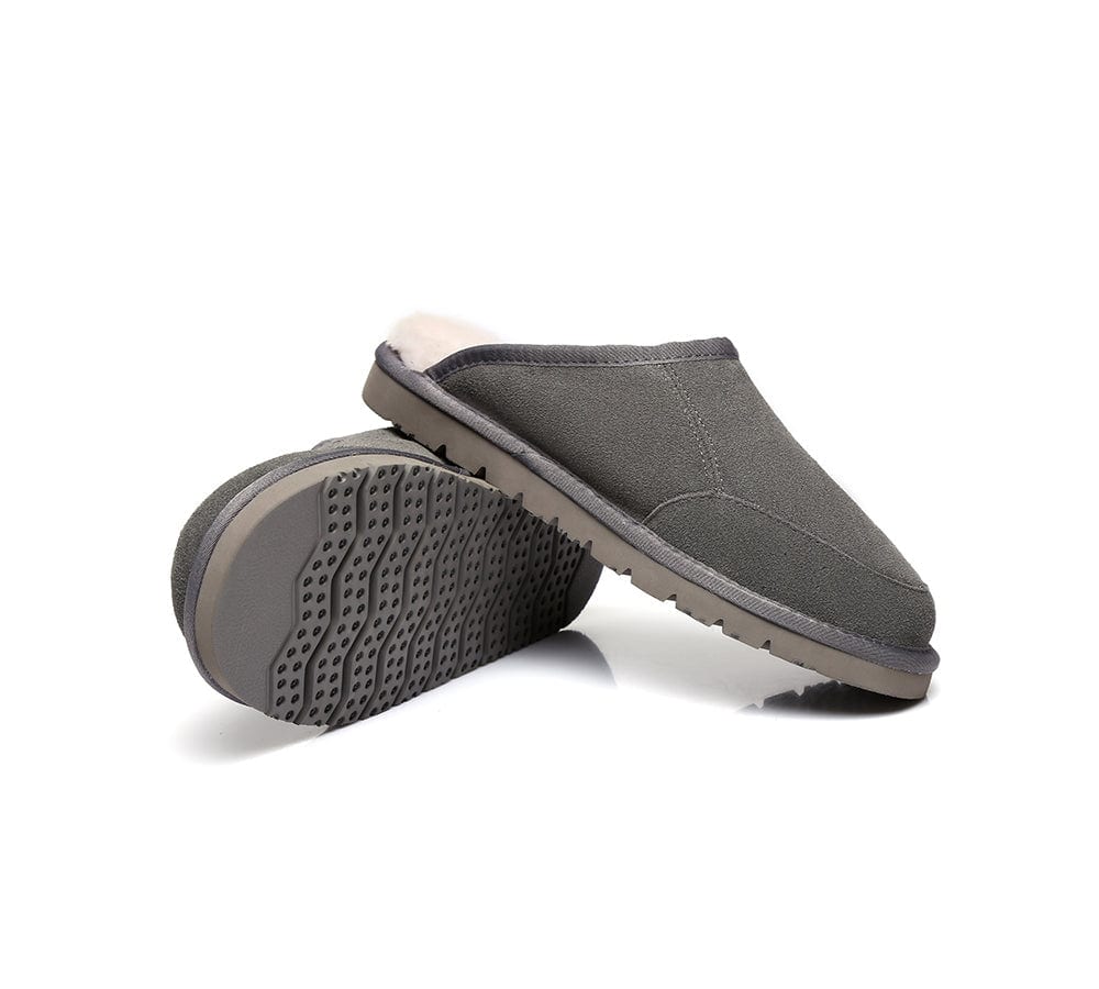 UGG Slippers Men Australian Genuine Sheepskin Wool Bred Scuffs - Image 16