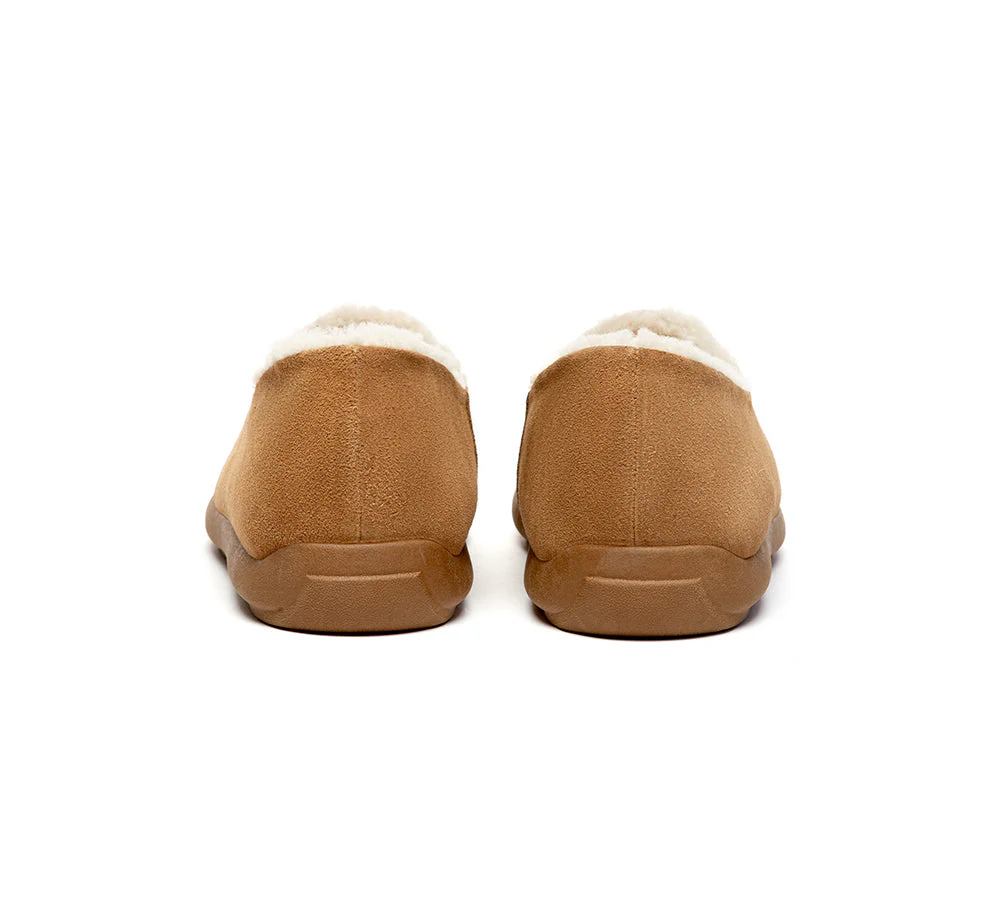 UGG Slippers Men Sheepskin Wool Ankle Clog Large Size Brett - Image 6
