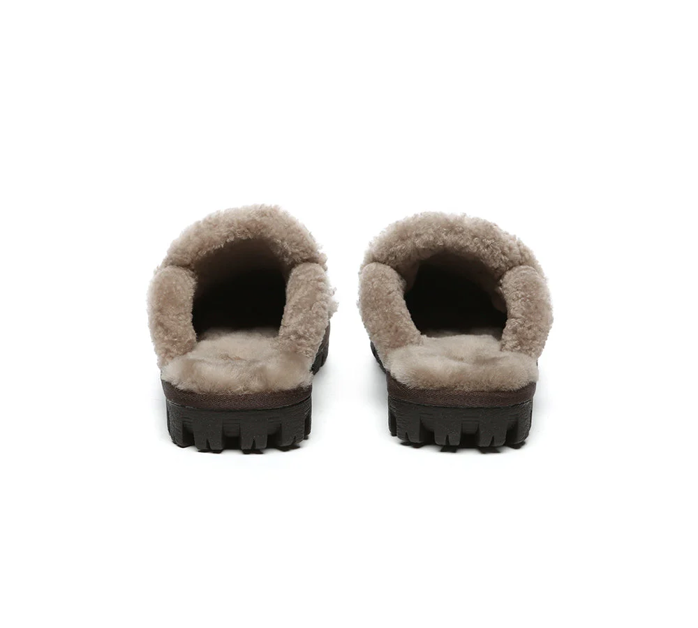 UGG Slippers Men Sheepskin Wool Large Size Rilee - Image 13