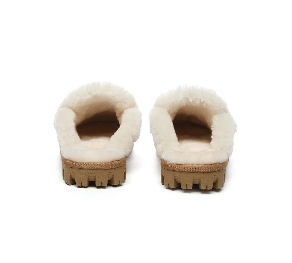 UGG Slippers Men Sheepskin Wool Large Size Rilee - Image 7