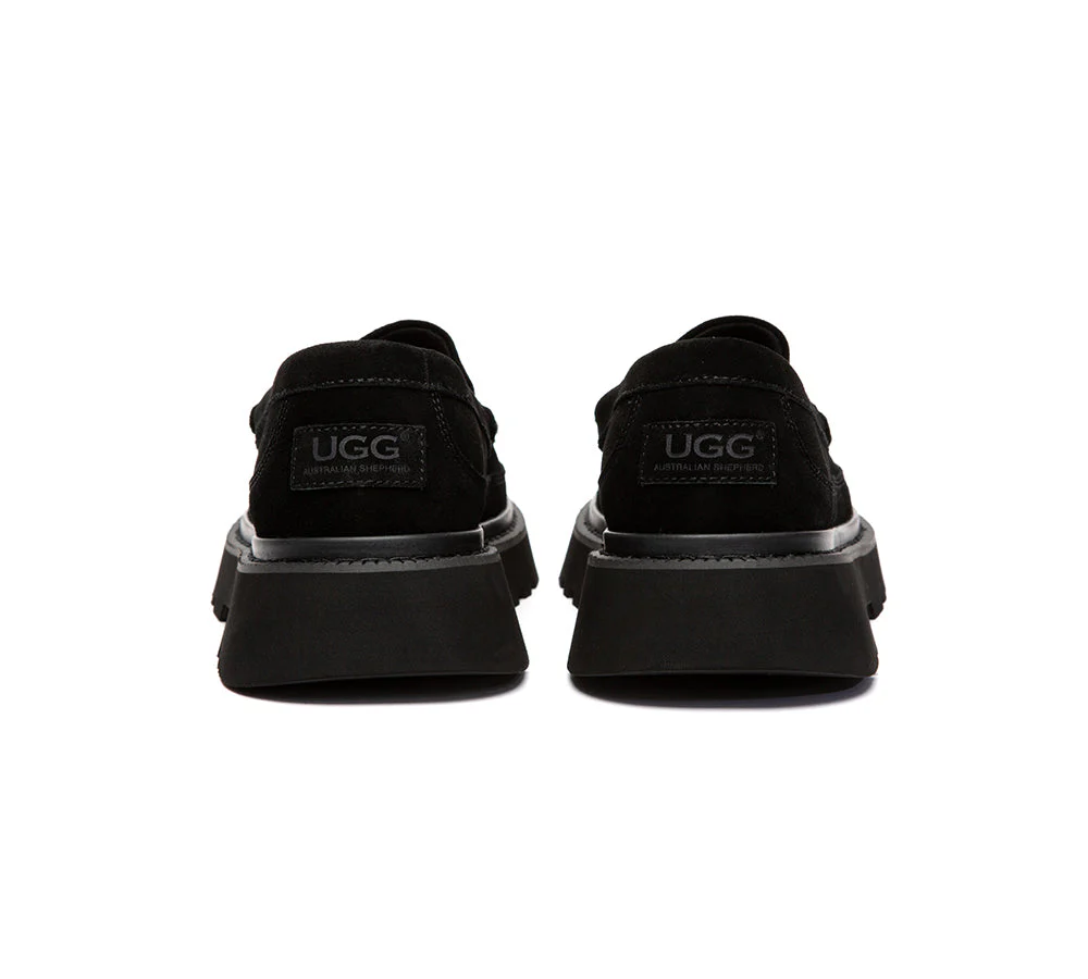 UGG Slippers Men Sheepskin Wool Loafers Zeric - Image 13