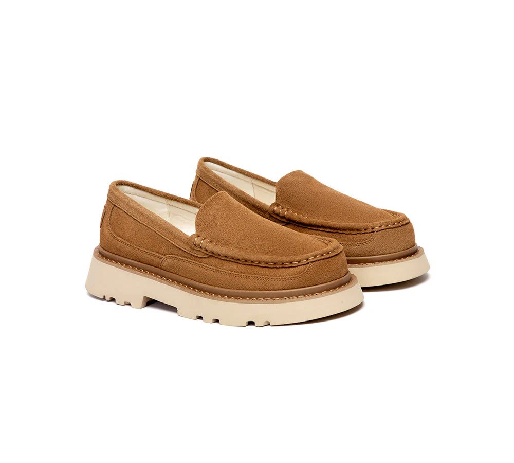 UGG Slippers Men Sheepskin Wool Loafers Zeric - Image 2