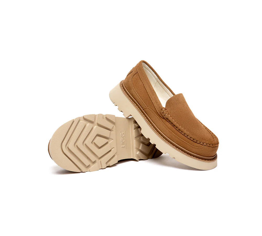 UGG Slippers Men Sheepskin Wool Loafers Zeric - Image 3