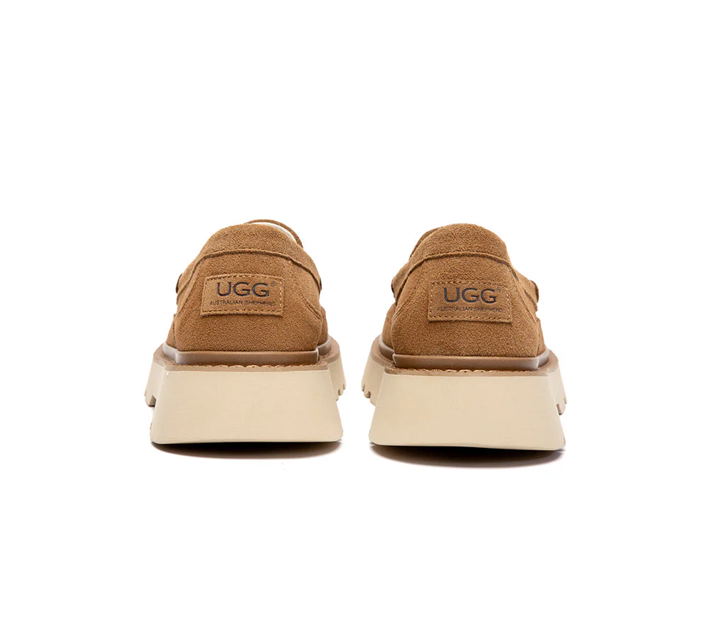 UGG Slippers Men Sheepskin Wool Loafers Zeric - Image 7