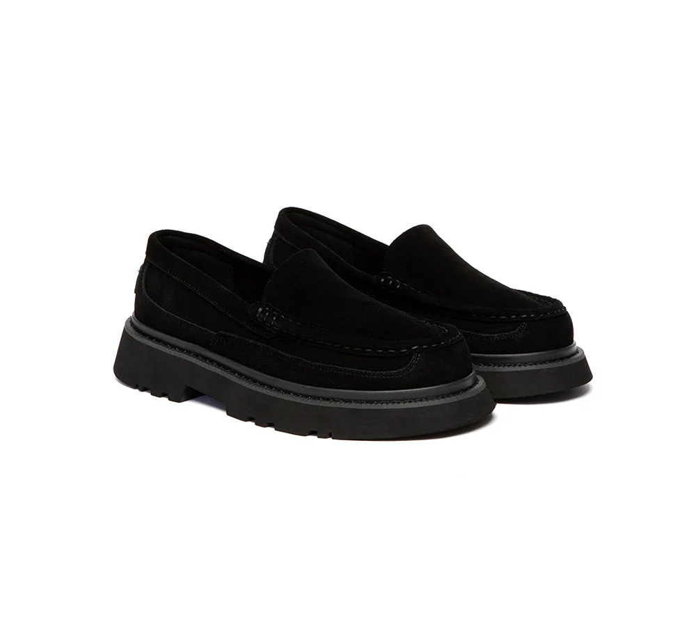 UGG Slippers Men Sheepskin Wool Loafers Zeric - Image 8