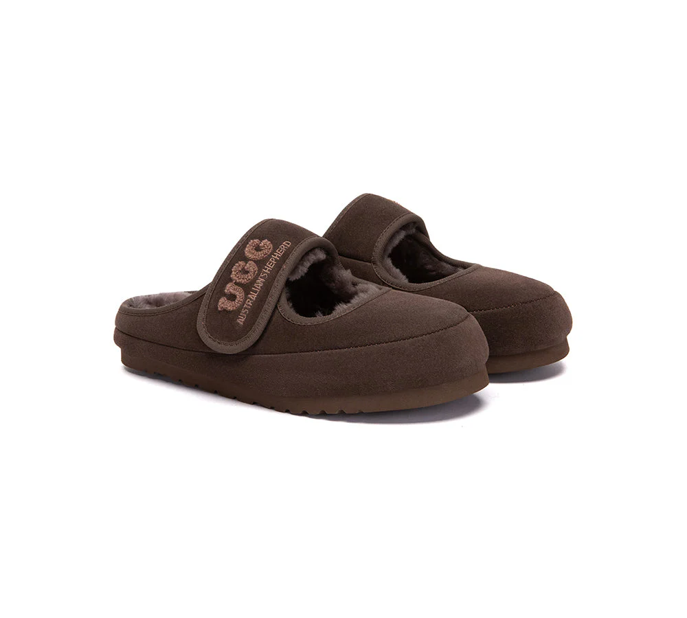 UGG Slippers Sheepskin Wool Adjustable Strap Mary Jane Velly - Image 21