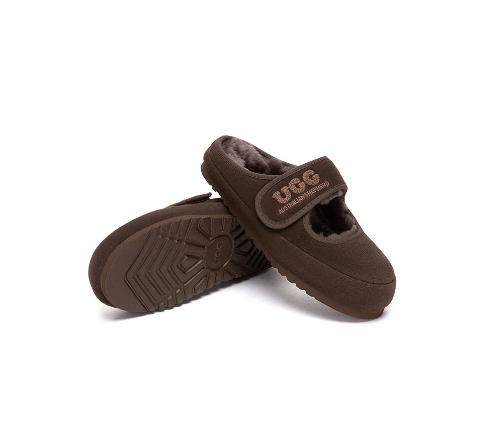 UGG Slippers Sheepskin Wool Adjustable Strap Mary Jane Velly - Image 22