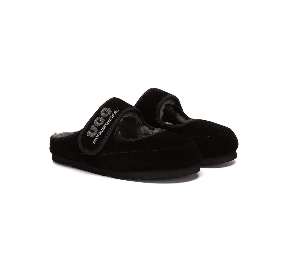 UGG Slippers Sheepskin Wool Adjustable Strap Mary Jane Velly - Image 27