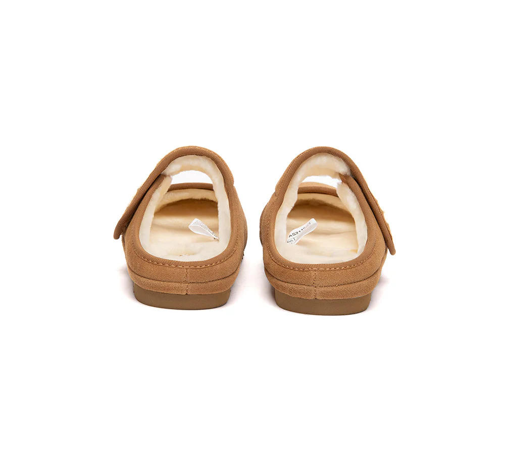 UGG Slippers Sheepskin Wool Adjustable Strap Mary Jane Velly - Image 8