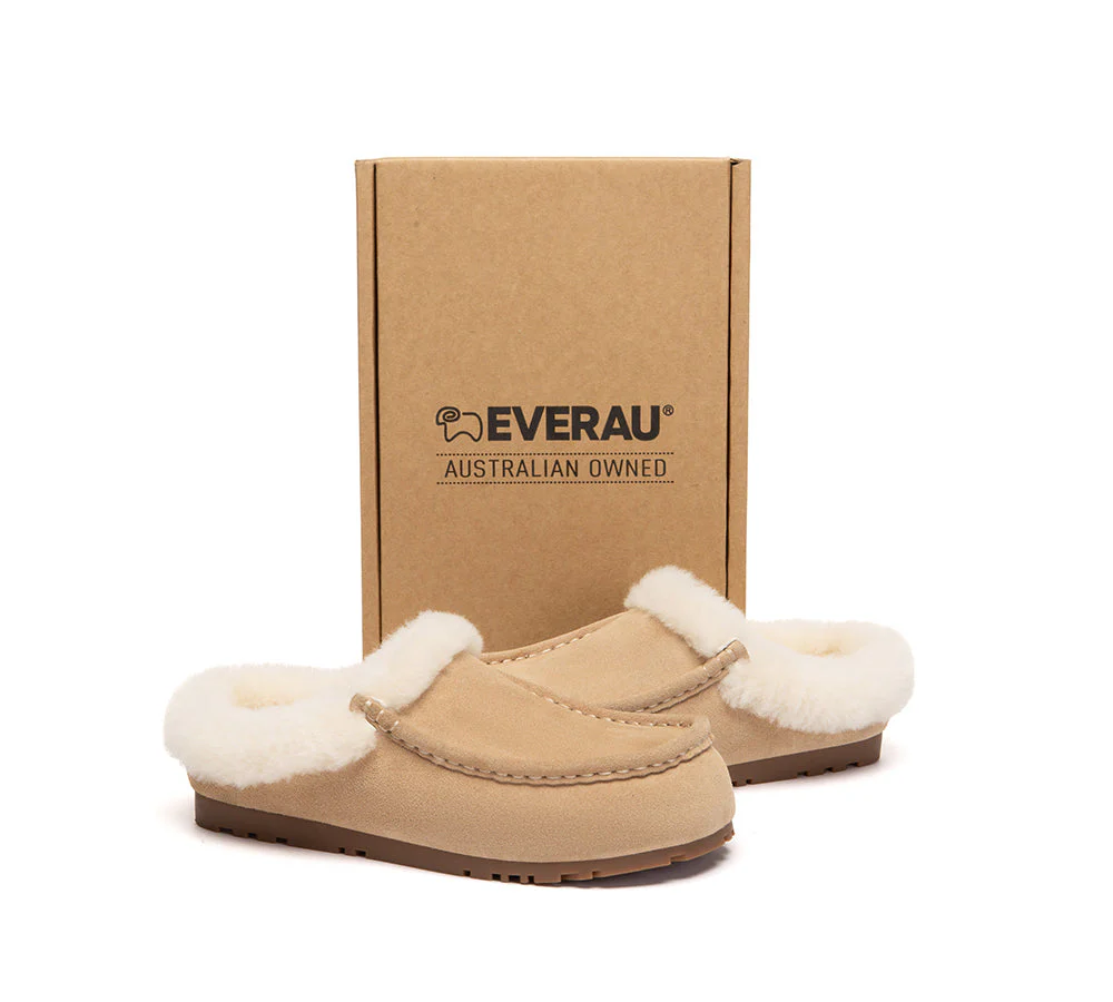 UGG Slippers Sheepskin Wool Ankle Moccasin Creago - Image 11