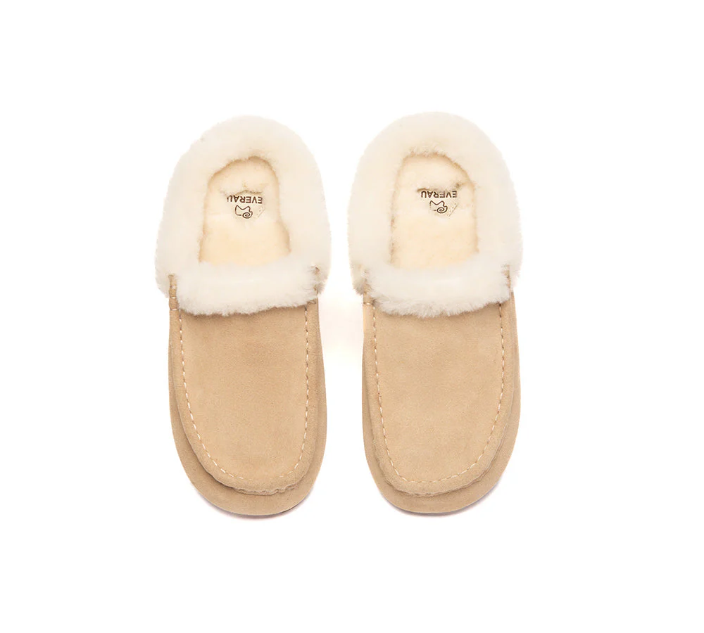 UGG Slippers Sheepskin Wool Ankle Moccasin Creago - Image 13