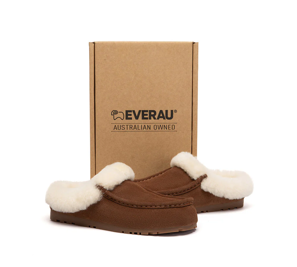 UGG Slippers Sheepskin Wool Ankle Moccasin Creago - Image 23