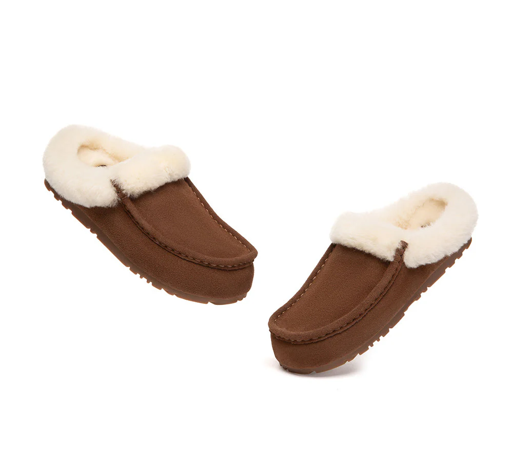 UGG Slippers Sheepskin Wool Ankle Moccasin Creago - Image 24