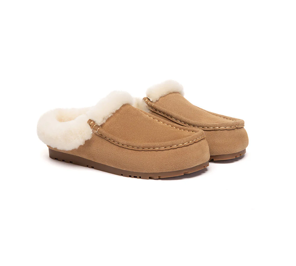 UGG Slippers Sheepskin Wool Ankle Moccasin Creago - Image 3