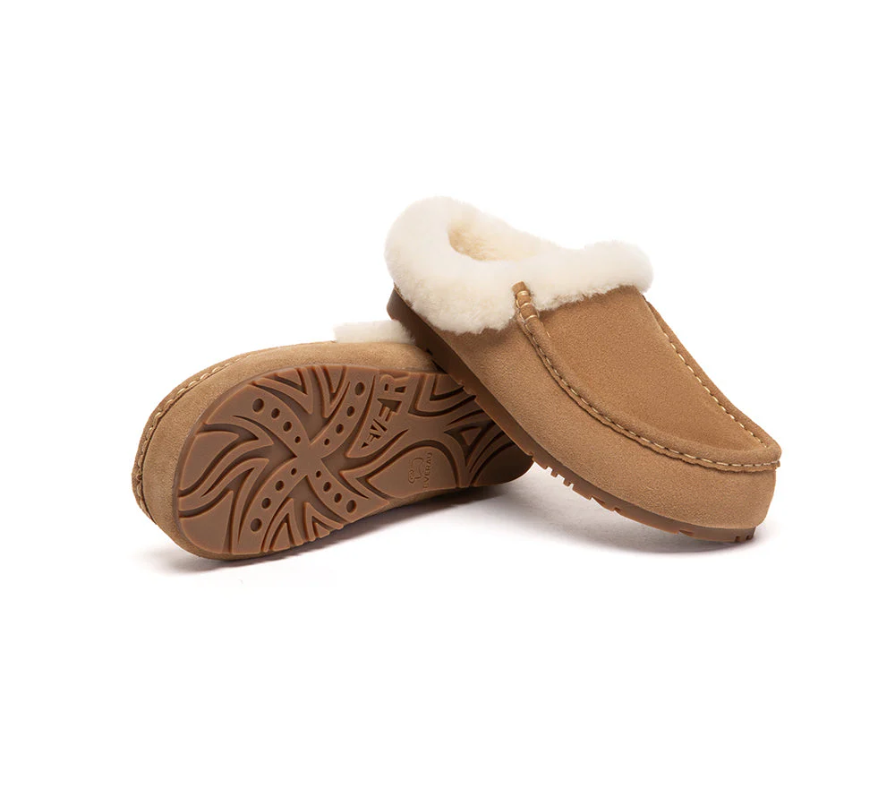 UGG Slippers Sheepskin Wool Ankle Moccasin Creago - Image 4