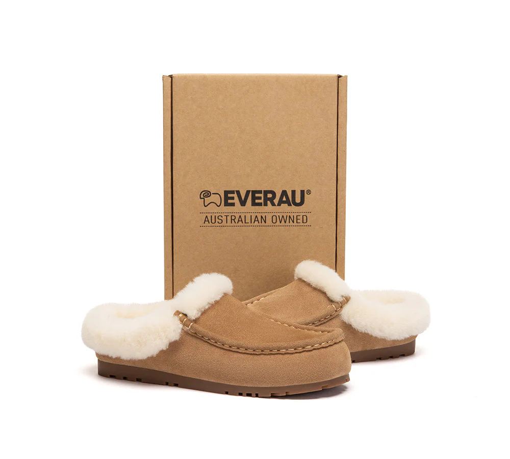UGG Slippers Sheepskin Wool Ankle Moccasin Creago - Image 5