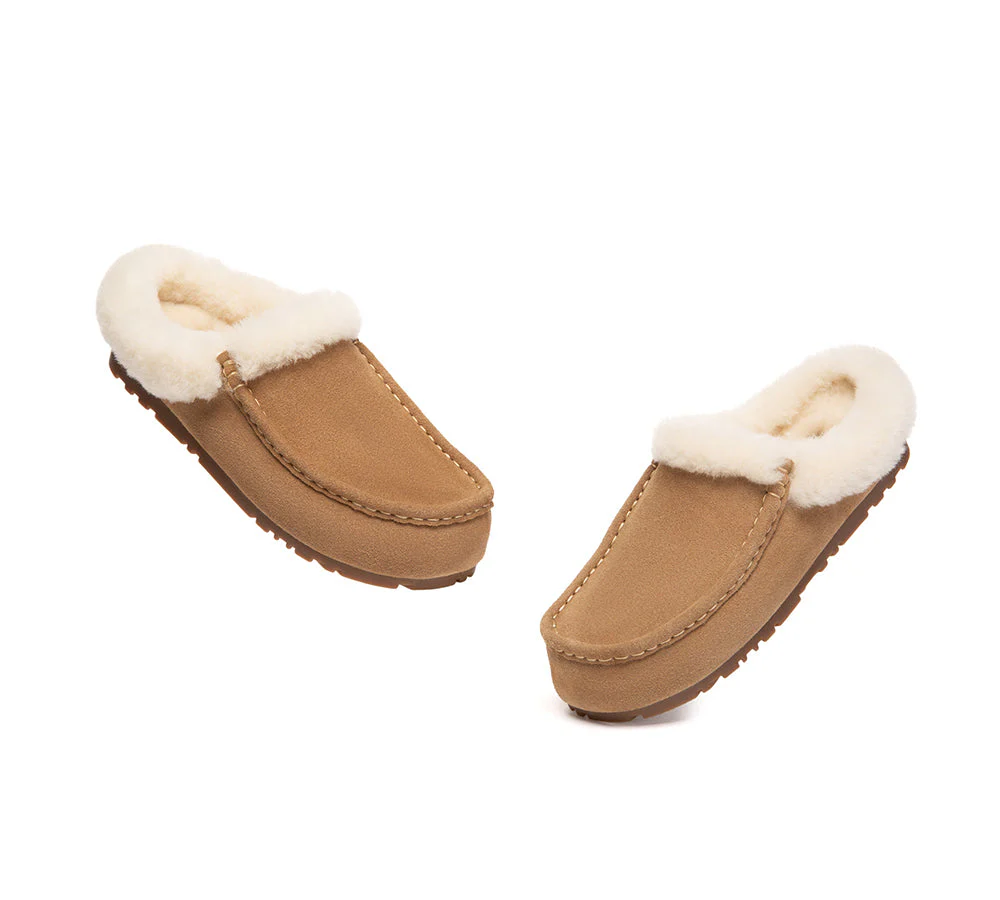 UGG Slippers Sheepskin Wool Ankle Moccasin Creago - Image 6