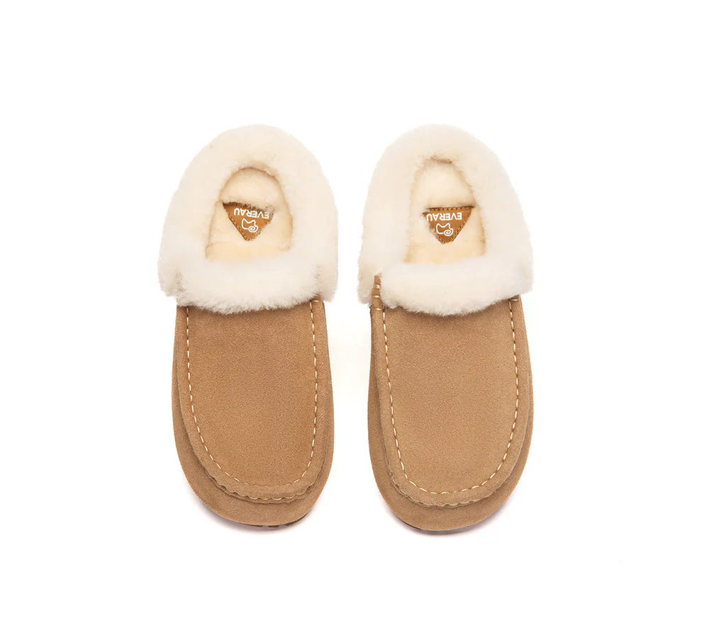 UGG Slippers Sheepskin Wool Ankle Moccasin Creago - Image 7