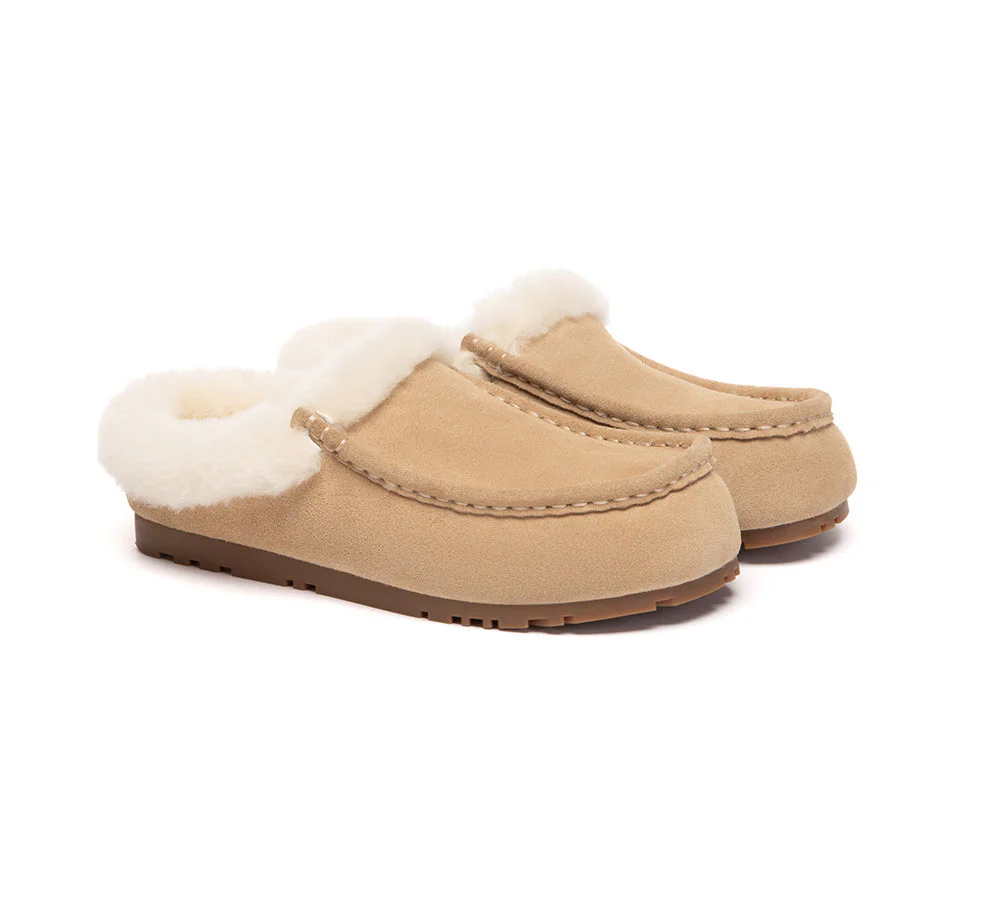 UGG Slippers Sheepskin Wool Ankle Moccasin Creago - Image 9