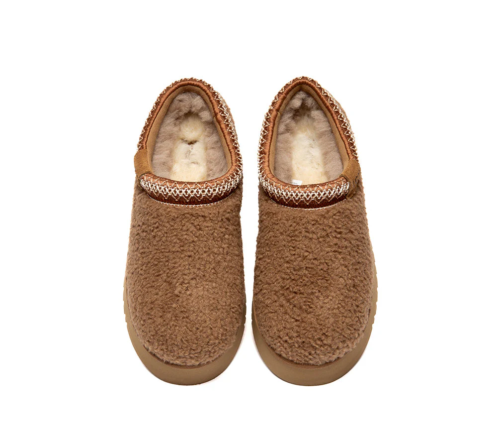 UGG Slippers Sheepskin Wool Ankle Platform Tayla - Image 5