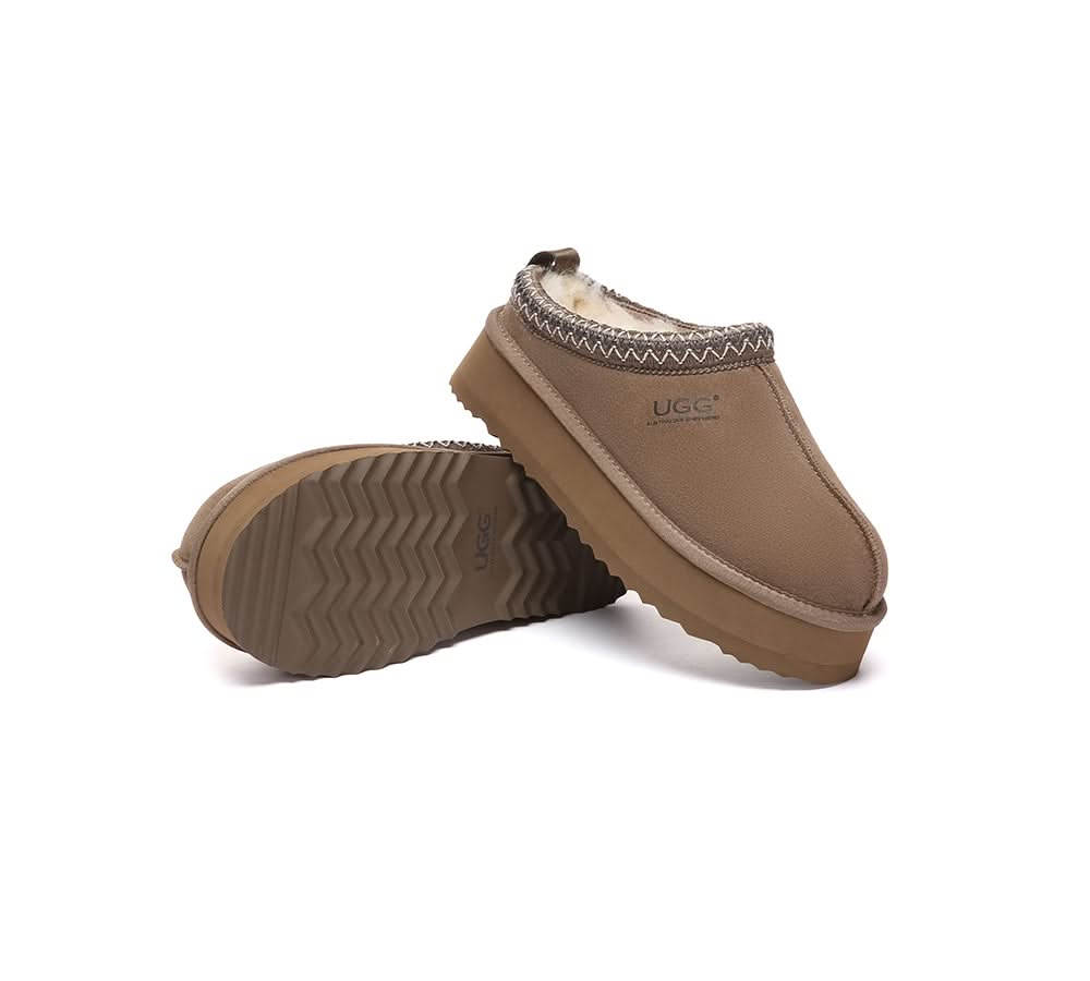 UGG Slippers Sheepskin Wool Ankle Platform Tazzy Tay - Image 22