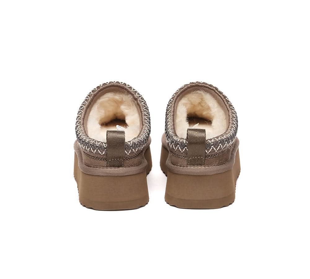 UGG Slippers Sheepskin Wool Ankle Platform Tazzy Tay - Image 26