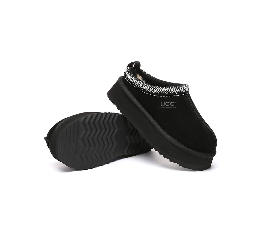 UGG Slippers Sheepskin Wool Ankle Platform Tazzy Tay - Image 28