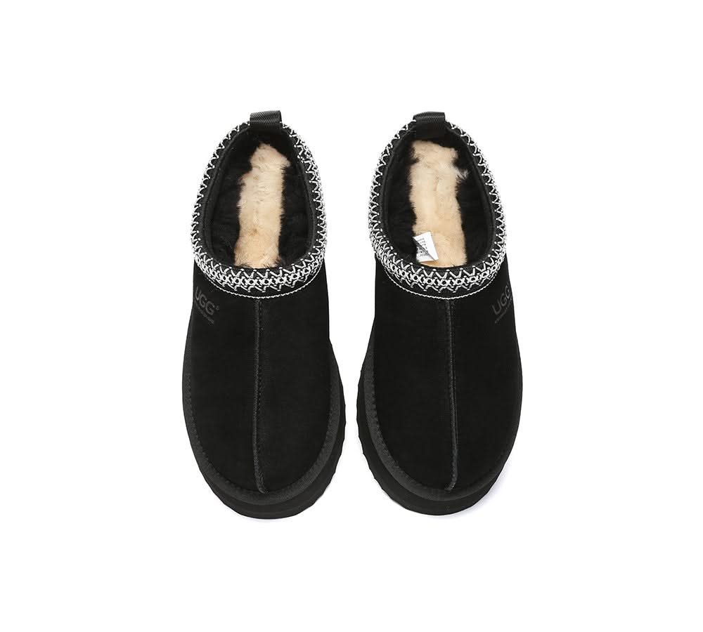 UGG Slippers Sheepskin Wool Ankle Platform Tazzy Tay - Image 31