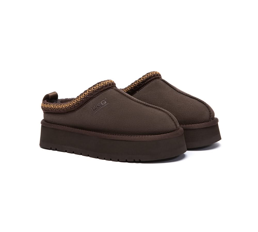 UGG Slippers Sheepskin Wool Ankle Platform Tazzy Tay - Image 33
