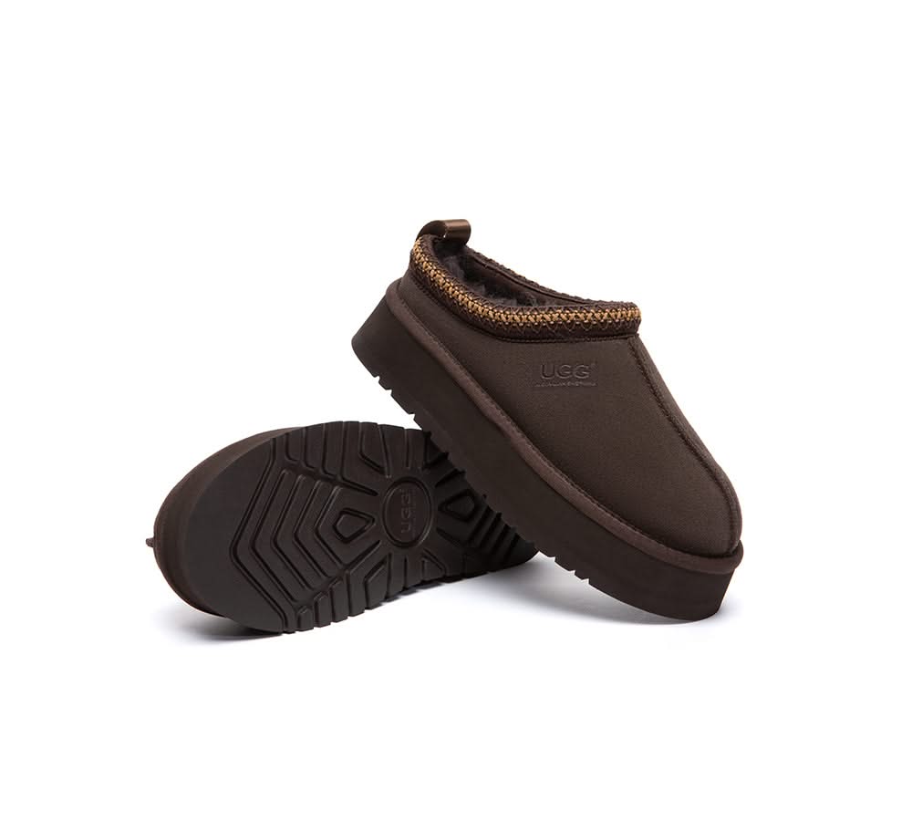 UGG Slippers Sheepskin Wool Ankle Platform Tazzy Tay - Image 34