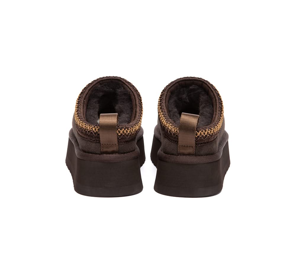 UGG Slippers Sheepskin Wool Ankle Platform Tazzy Tay - Image 38