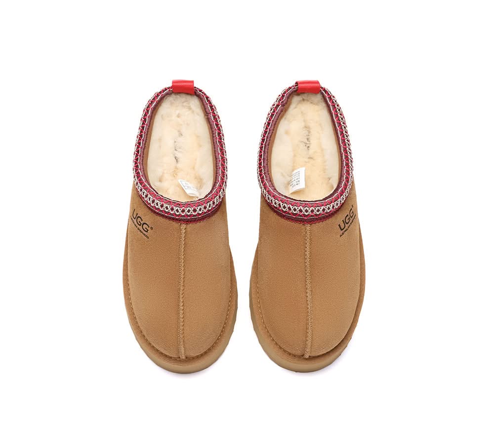 UGG Slippers Sheepskin Wool Ankle Platform Tazzy Tay - Image 7