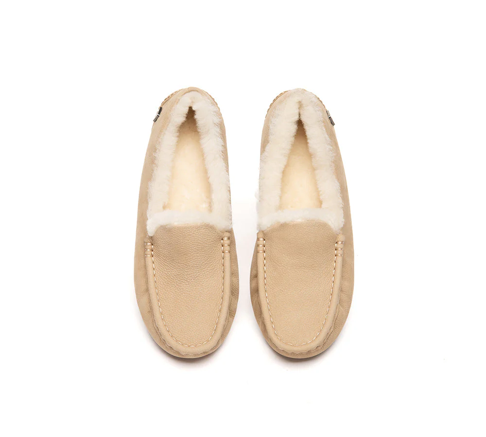 UGG Slippers Sheepskin Wool Moccasins Pielet - Image 13