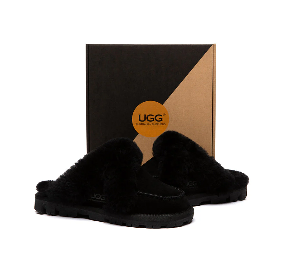 UGG Slippers Sheepskin Wool Shearling Doria - Image 10