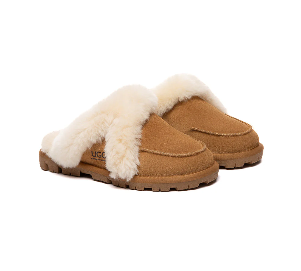 UGG Slippers Sheepskin Wool Shearling Doria - Image 2