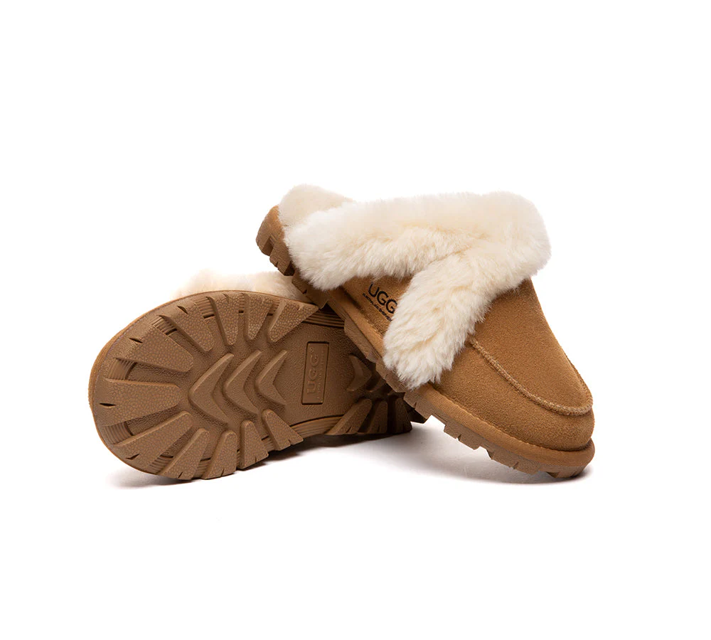 UGG Slippers Sheepskin Wool Shearling Doria - Image 3