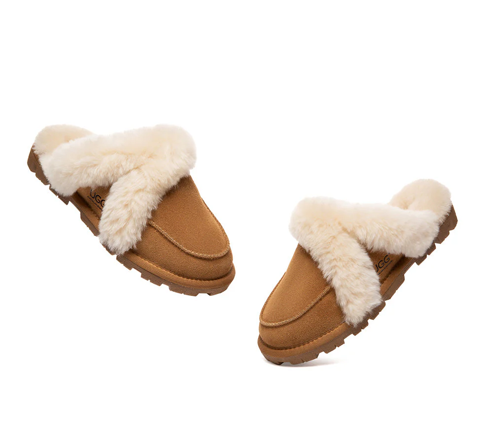 UGG Slippers Sheepskin Wool Shearling Doria - Image 5