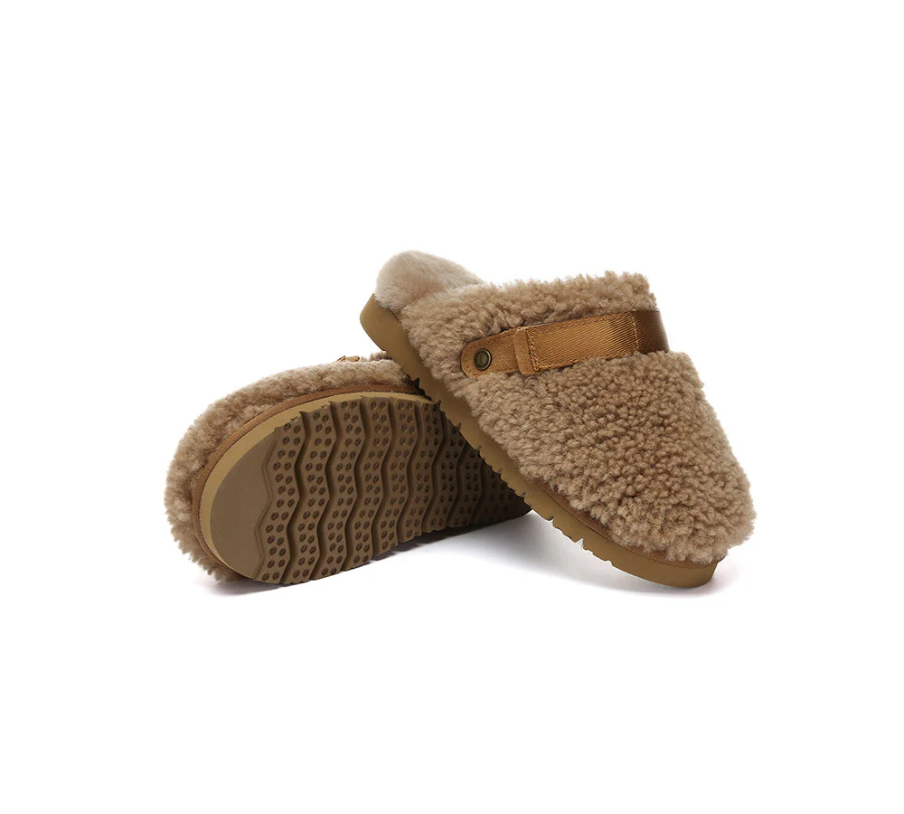 UGG Slippers Sheepskin Wool Slingback Nozet - Image 4