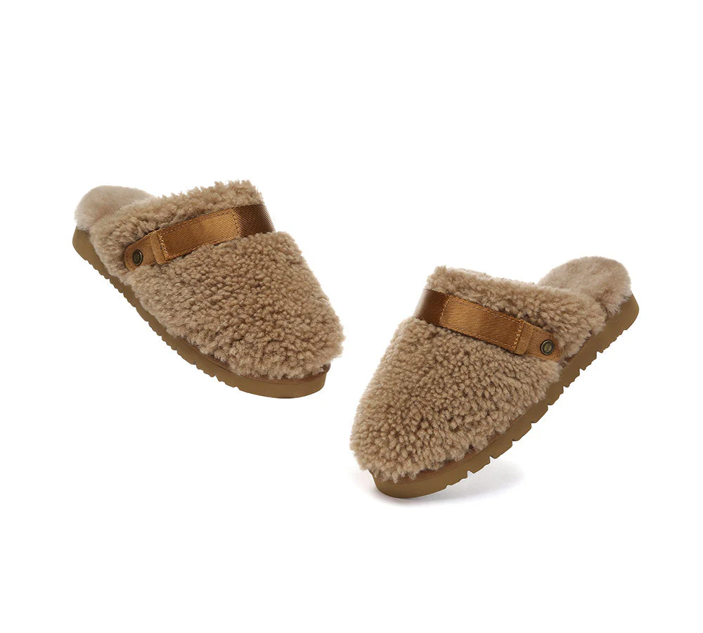 UGG Slippers Sheepskin Wool Slingback Nozet - Image 6