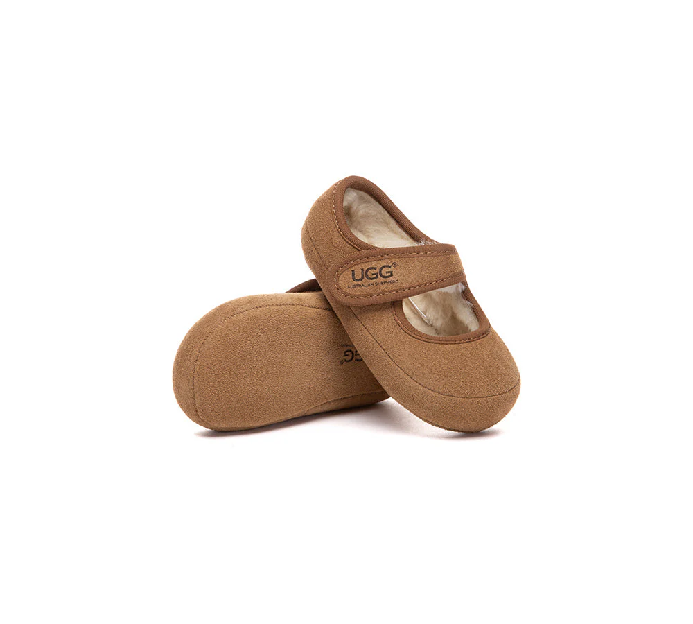 UGG Slippers Toddler Adjustable Strap Mary Jane Gift Set Millie - Image 3
