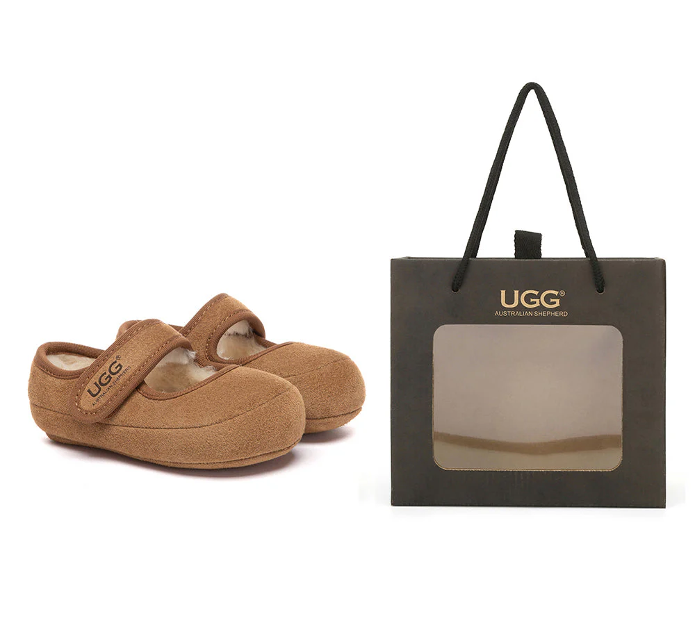 UGG Slippers Toddler Adjustable Strap Mary Jane Gift Set Millie - Image 4