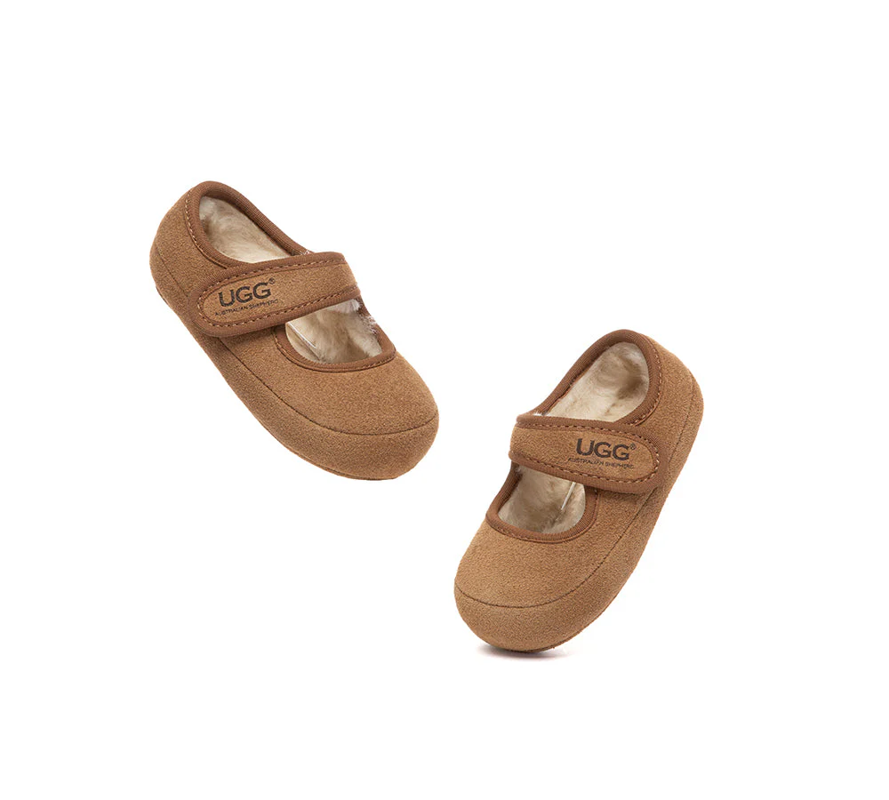 UGG Slippers Toddler Adjustable Strap Mary Jane Gift Set Millie - Image 5