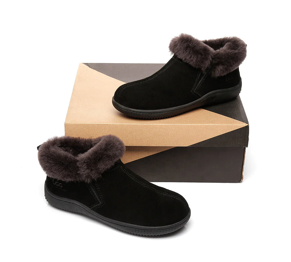 UGG Slippers Unisex Sheepskin Wool Ankle Booties Loafers Daley - Image 11