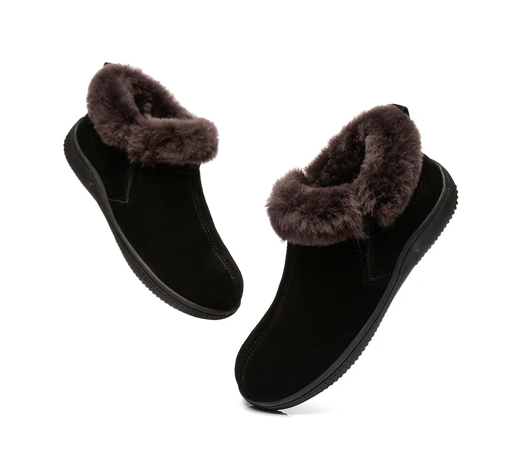 UGG Slippers Unisex Sheepskin Wool Ankle Booties Loafers Daley - Image 12